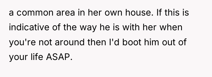 a common area in her own house. If this is...