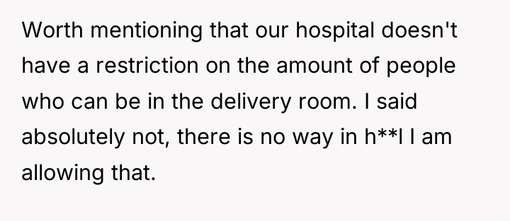 Worth mentioning that our hospital doesn't have a restriction on...