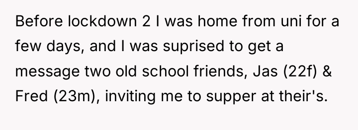 Before lockdown 2 I was home from uni for a...