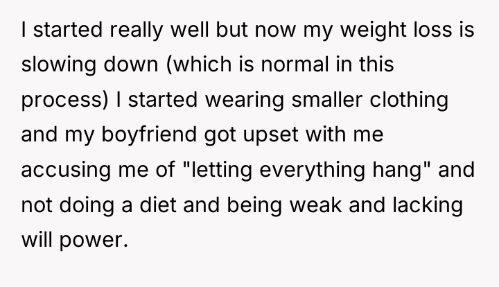 I started really well but now my weight loss is...