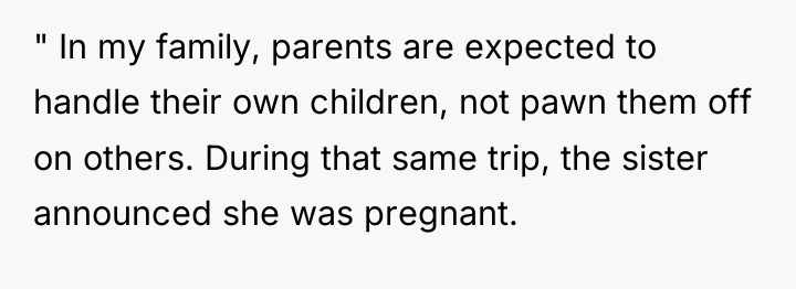 " In my family, parents are expected to handle their...