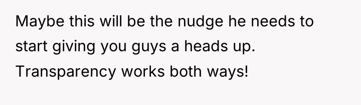 Maybe this will be the nudge he needs to start...