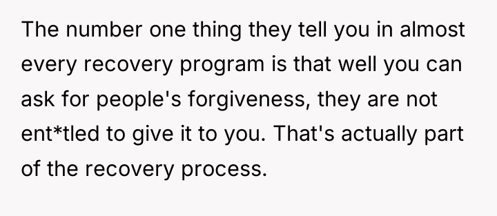 The number one thing they tell you in almost every...