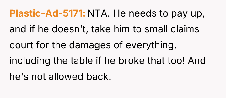 Plastic-Ad-5171 NTA. He needs to pay up, and if he...