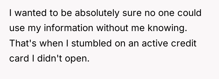I wanted to be absolutely sure no one could use...