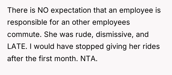 There is NO expectation that an employee is responsible for...