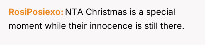 RosiPosiexo NTA Christmas is a special moment while their innocence...