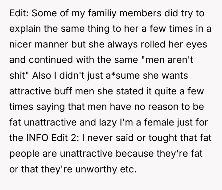 Edit: Some of my familiy members did try to explain...