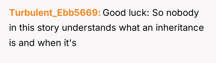 Turbulent_Ebb5669 Good luck: So nobody in this story understands what...