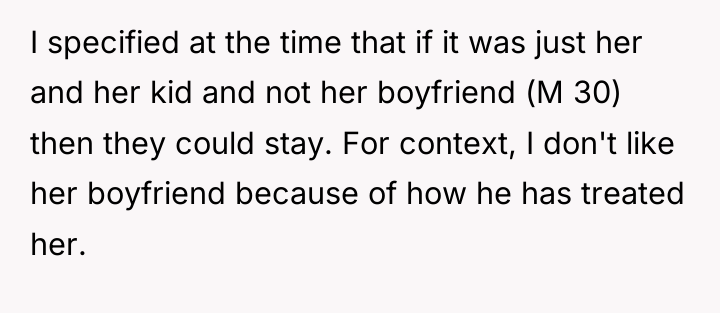 I specified at the time that if it was just...