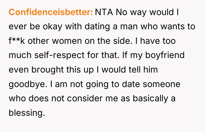 Confidenceisbetter NTA No way would I ever be okay with...