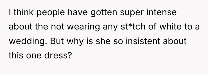 I think people have gotten super intense about the not...