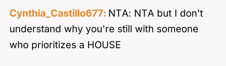 Cynthia_Castillo677 NTA: NTA but I don't understand why you're still...