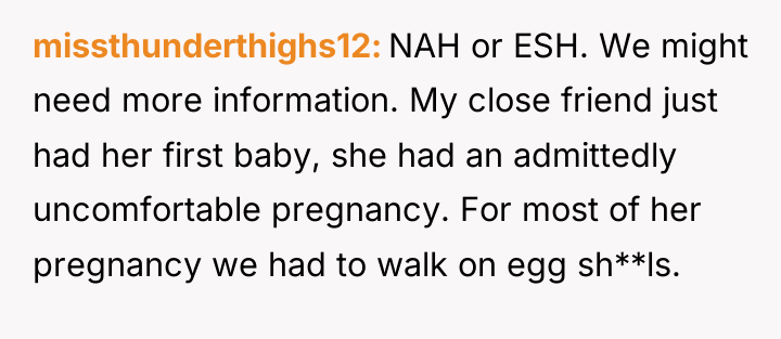 missthunderthighs12 NAH or ESH. We might need more information. My...