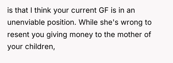is that I think your current GF is in an...
