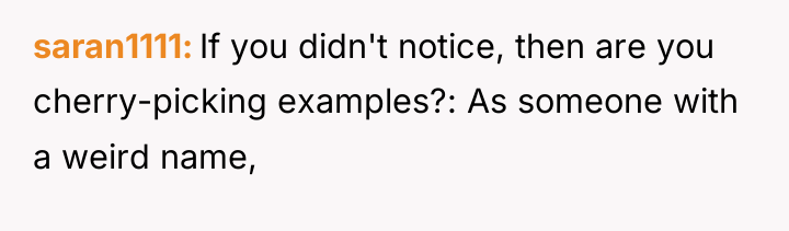 saran1111 If you didn't notice, then are you cherry-picking examples?:...