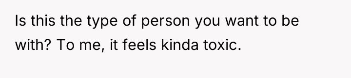 Is this the type of person you want to be...