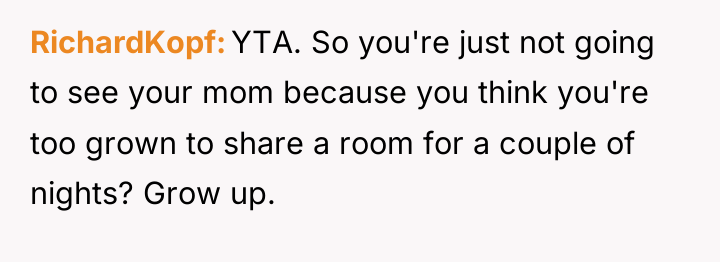 RichardKopf YTA. So you're just not going to see your...