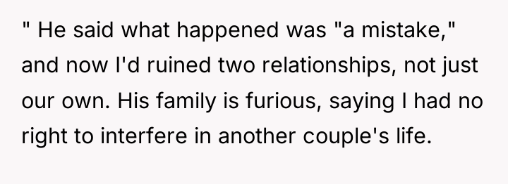 " He said what happened was "a mistake," and now...