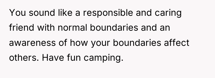 You sound like a responsible and caring friend with normal...