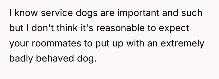 I know service dogs are important and such but I...