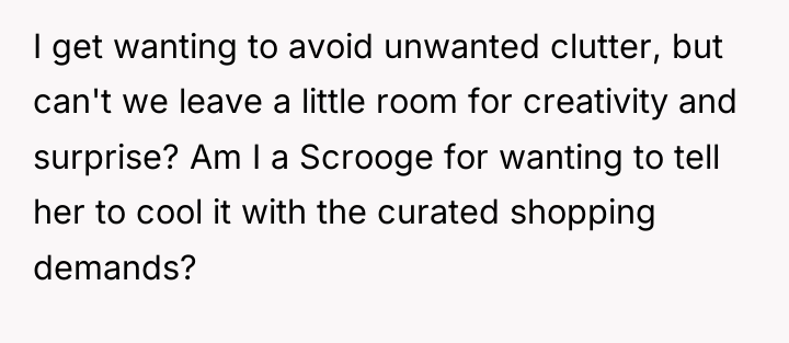 I get wanting to avoid unwanted clutter, but can't we...