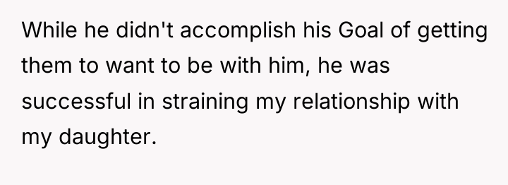 While he didn't accomplish his Goal of getting them to...