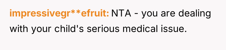 impressivegr**efruit NTA - you are dealing with your child's serious...