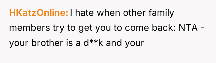 HKatzOnline I hate when other family members try to get...