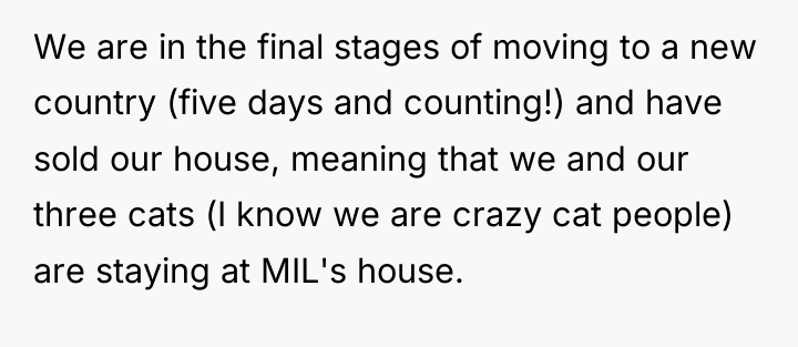 We are in the final stages of moving to a...