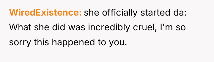 WiredExistence she officially started da: What she did was incredibly...