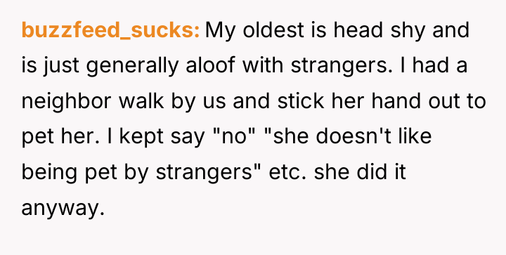 buzzfeed_sucks My oldest is head shy and is just generally...