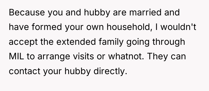 Because you and hubby are married and have formed your...