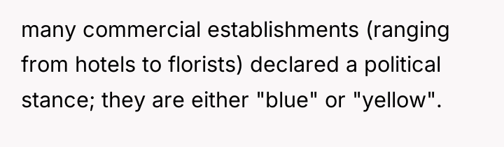 many commercial establishments (ranging from hotels to florists) declared a...