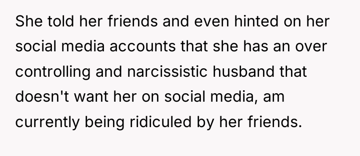 She told her friends and even hinted on her social...