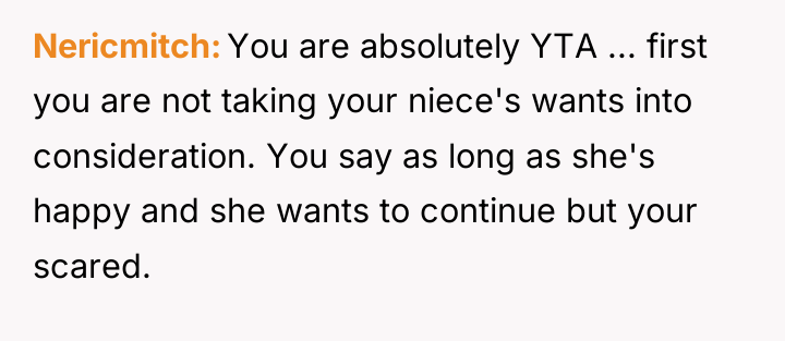 Nericmitch You are absolutely YTA ... first you are not...