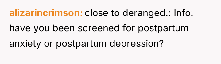alizarincrimson close to deranged.: Info: have you been screened for...