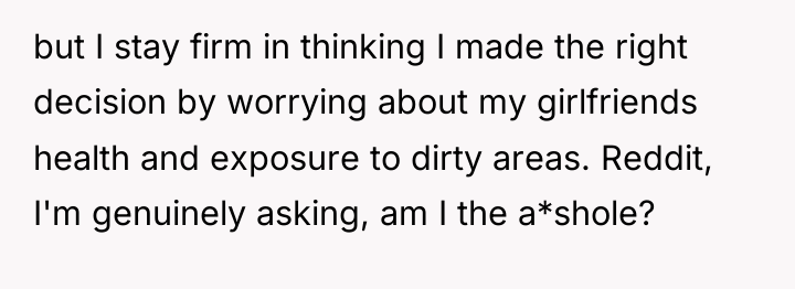 but I stay firm in thinking I made the right...