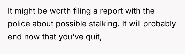 It might be worth filing a report with the police...