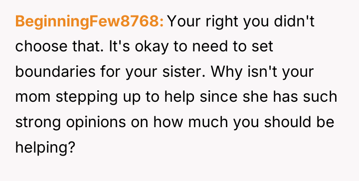 BeginningFew8768 Your right you didn't choose that. It's okay to...