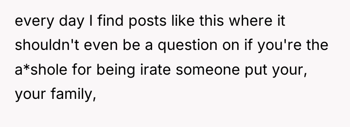 every day I find posts like this where it shouldn't...