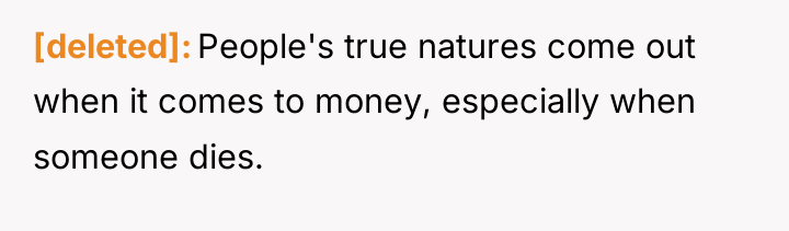 [deleted] People's true natures come out when it comes to...