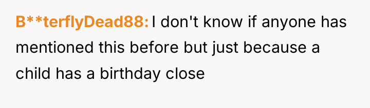 B**terflyDead88 I don't know if anyone has mentioned this before...