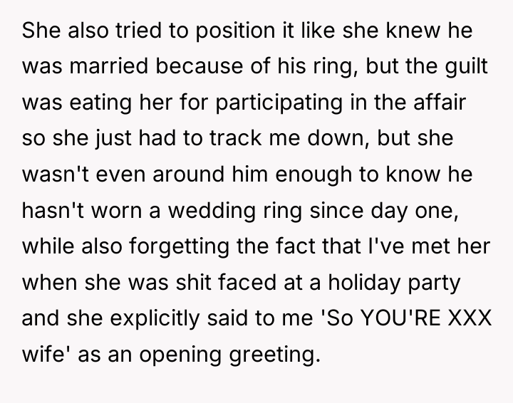 She also tried to position it like she knew he...