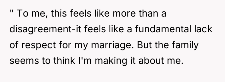 " To me, this feels like more than a disagreement-it...