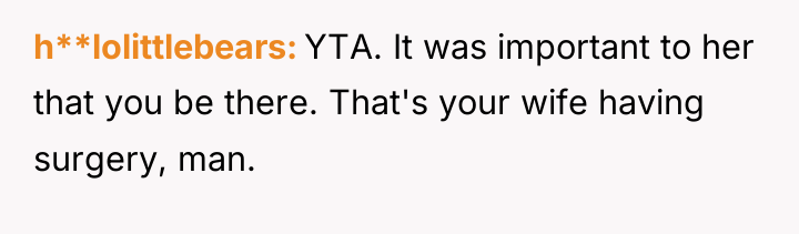 h**lolittlebears YTA. It was important to her that you be...