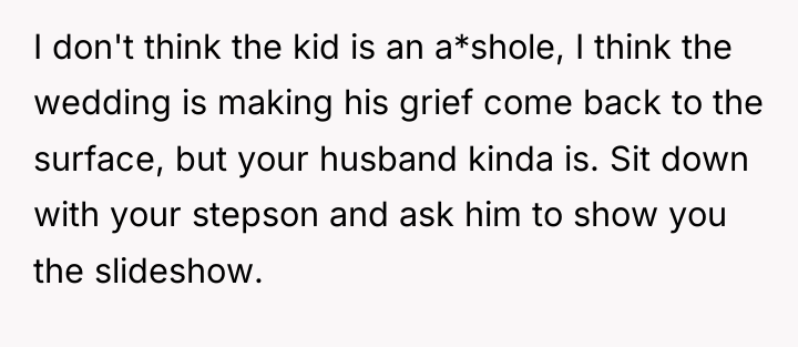 I don't think the kid is an a*shole, I think...