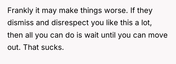 Frankly it may make things worse. If they dismiss and...