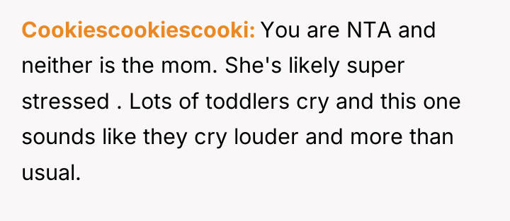 Cookiescookiescooki You are NTA and neither is the mom. She's...