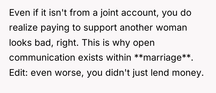 Even if it isn't from a joint account, you do...